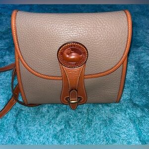 Dooney & Bourke Brown and Tan Crossbody Bag